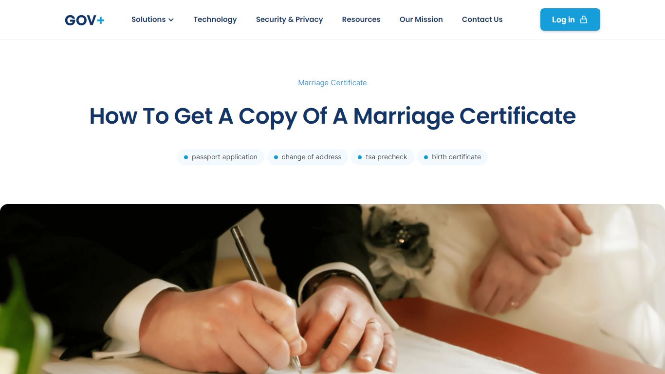 How to get a copy of a marriage certificate | GOV+ - govplus.com